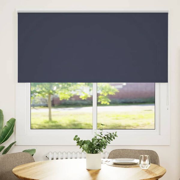 vidaXL Roller Blind Marine 100% Polyester 57.1 in width x 59.1 in height