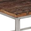 vidaXL Coffee Table Silver and Natural Wood