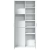 vidaXL Highboard White 31.5"x13.8"x70.9" Engineered Wood