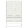 vidaXL Highboard White Cold-rolled steel Medium Highboard Rectangular
