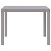 vidaXL Garden Dining Table Light Grey 39.37 x 39.37 x 28.74 in