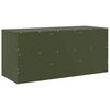 vidaXL TV Cabinet Olive Green Cold-rolled steel Medium TV Cabinet