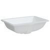 vidaXL Bathroom Sink White 20.5x15.2x7.7" Rectangular Ceramic