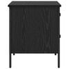 vidaXL Bedside Cabinet with Drawer Black oak 40 x 42 x 50 cm