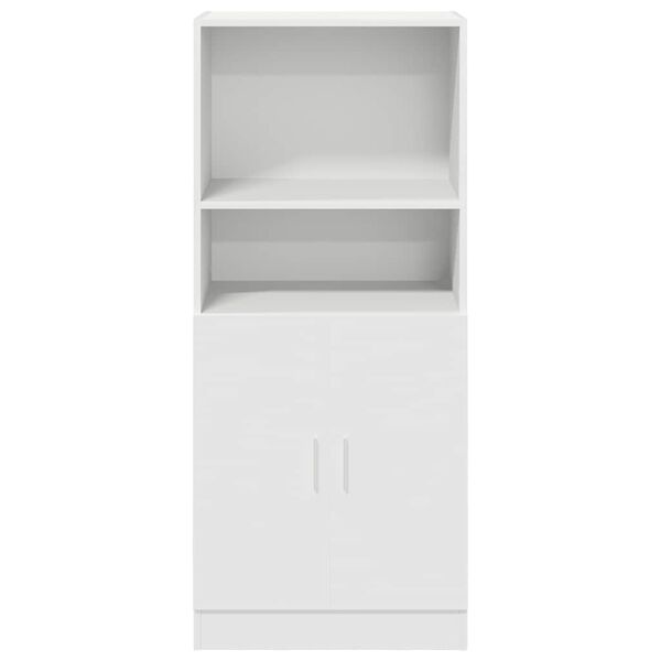 vidaXL Kitchen Cabinet White Engineered wood Kitchen Cabinet Rectangular
