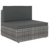 vidaXL Garden Lounge Set Gray
