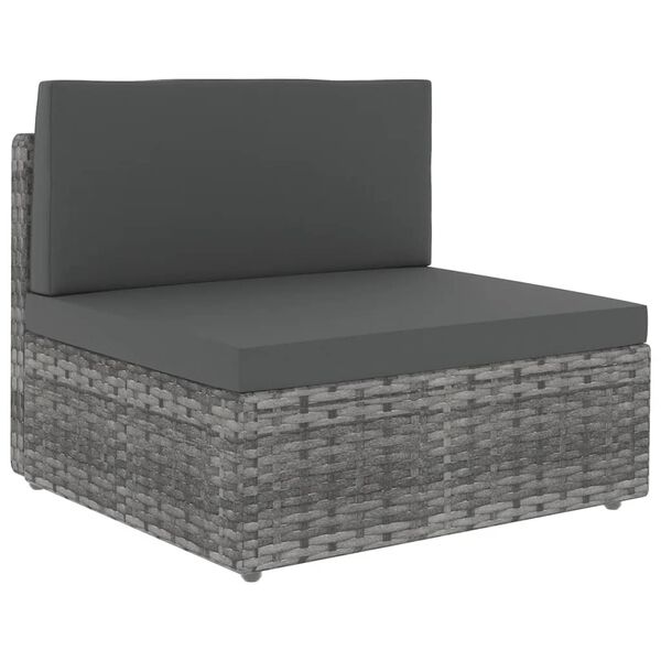 vidaXL Garden Lounge Set Gray