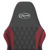 vidaXL Gaming Chair Black and Wine Red Faux Leather
