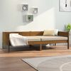 vidaXL Day Bed Honey brown Solid pine wood Twin