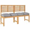 vidaXL Pallet Cushion for suitable for Seat 4 pcs Gray 40 x 40 x 8 cm