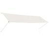 vidaXL Awning Cream Steel frame and 100% polyester fabric with PA coating