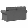 vidaXL Sofa Dark Grey