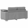vidaXL Sofa 3 pcs Cloud Grey Linen-blend Fabric