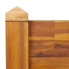 vidaXL Garden Raised Bed Natural wood color Solid Acacia wood