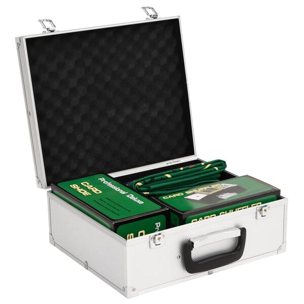 vidaXL Poker Chip Set 300 pcs 0.03 lb