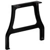 vidaXL Coffee Table Leg Set of 2 Black Cast iron Medium
