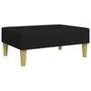 vidaXL Sofa Bed Black Velvet 30.3 x 21.7 x 12.2 in