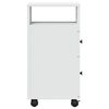 vidaXL Narrow Bathroom Cabinet White Engineered wood Slim