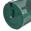 vidaXL Compost Spreader Green Steel Standard Height-Adjustable