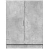 vidaXL Washing Machine Cabinet Concrete Grey 27.8x28.1x36.0"