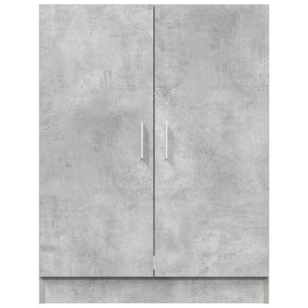 vidaXL Washing Machine Cabinet Concrete Grey 27.8x28.1x36.0"