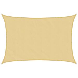 vidaXL Sun Shade Sail Sand 11.5x8.2' 100% Polyester Oxford
