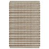 vidaXL Bath Mat Set Natural and White 45% Polyester, 45% Jute, 10% Cotton