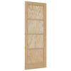 vidaXL Interior Door ORKDAL Brown 28.94 x 78.15 in Plywood