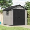 Keter Shed Brown/Anthracite Polypropylene, Steel Medium Durable