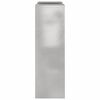 vidaXL Plant Stand 2 pcs Silver 9.45 x 9.45 x 29.53 in Stainless steel