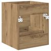 vidaXL Sink Cabinet with Drawer Artisan Oak 15.16 x 16.14 x 18.90 in
