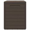 vidaXL Storage Box Brown Polypropylene 30.7 x 17.3 x 21.7 in Storage Box