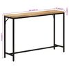 vidaXL Console Table Natural wood and black Solid rough mango wood, iron
