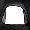 vidaXL Camping Tent Dome 4-Person Grey and Orange Waterproof
