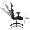 vidaXL Gaming Chair Black and Camouflage