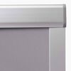 vidaXL Blackout Roller Blind Grey Blackout fabric, Aluminum