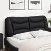 vidaXL Headboard Cushion Black