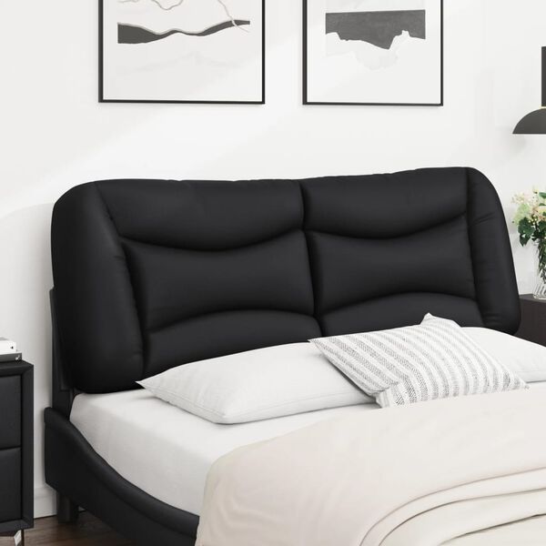 vidaXL Headboard Cushion Black