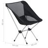 vidaXL Folding Camping Chairs 2 pcs with Carry Bag 21.3x19.7x25.6" Aluminium