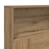 vidaXL Headboard Cabinet Artisian Oak 78.7x7.5x40.7" Engineered Wood