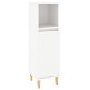 vidaXL Bathroom Furniture Set White Engineered wood, Solid eucalyptus wood