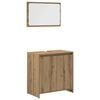 vidaXL Bathroom Furniture Set Artisan Oak Engineered Wood