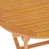 vidaXL Garden Dining Set Warm wood color Fine sanded teak hardwood Large