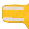 vidaXL Dog Raincoat Yellow Polyester L Water-resistant materials