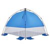 vidaXL Beach Tent Azure Blue Quick Release Waterproof