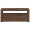 vidaXL TV Cabinet Brown oak Engineered wood Compact TV Cabinet