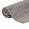 vidaXL Rug Grey Cotton 70.9 x 98.4 in Pattern Area Rug Rectangular