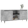 vidaXL TV Cabinet Concrete Grey Engineered Wood, Iron Medium TV Cabinet