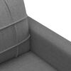 vidaXL 2-seater Sofa Dark grey Fabric (100% polyester), metal, textilene