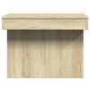 vidaXL Coffee Table Sonoma oak Engineered wood 39.4 x 21.7 x 15.7 in